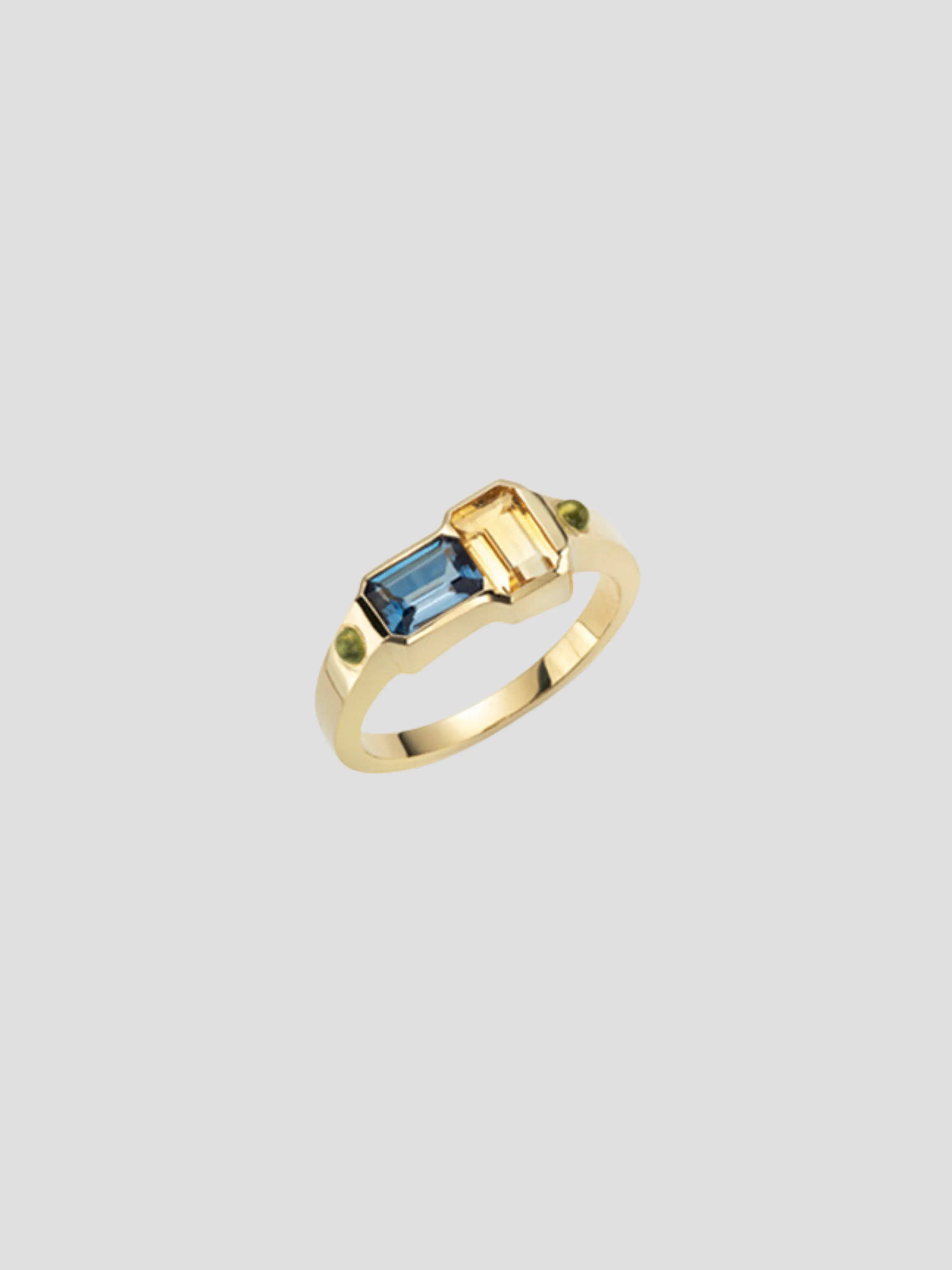 14K Yellow Gold Orb Ring