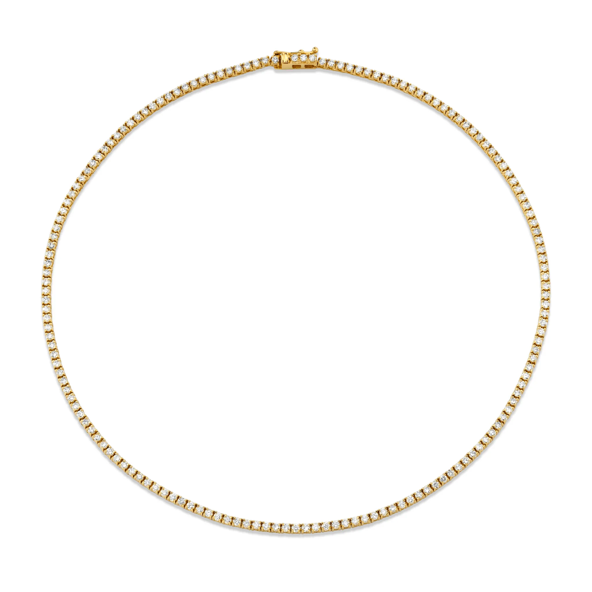 18k LH Petite White Diamond Tennis Choker