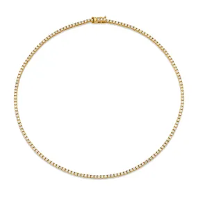 18k LH Petite White Diamond Tennis Choker