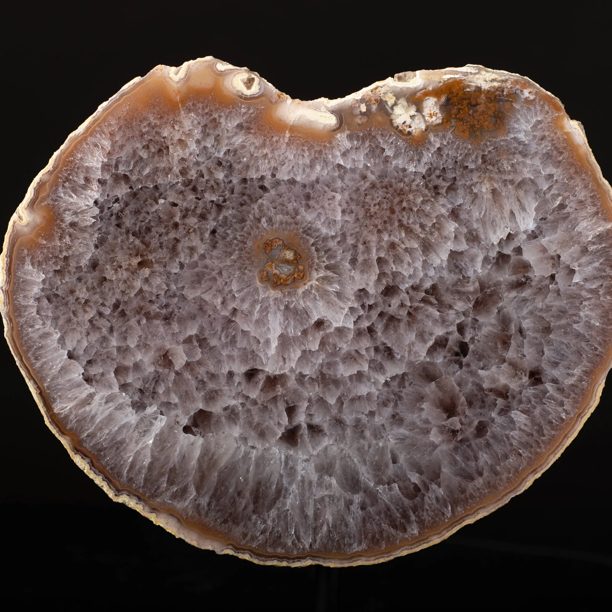 Agate Slice on Stand