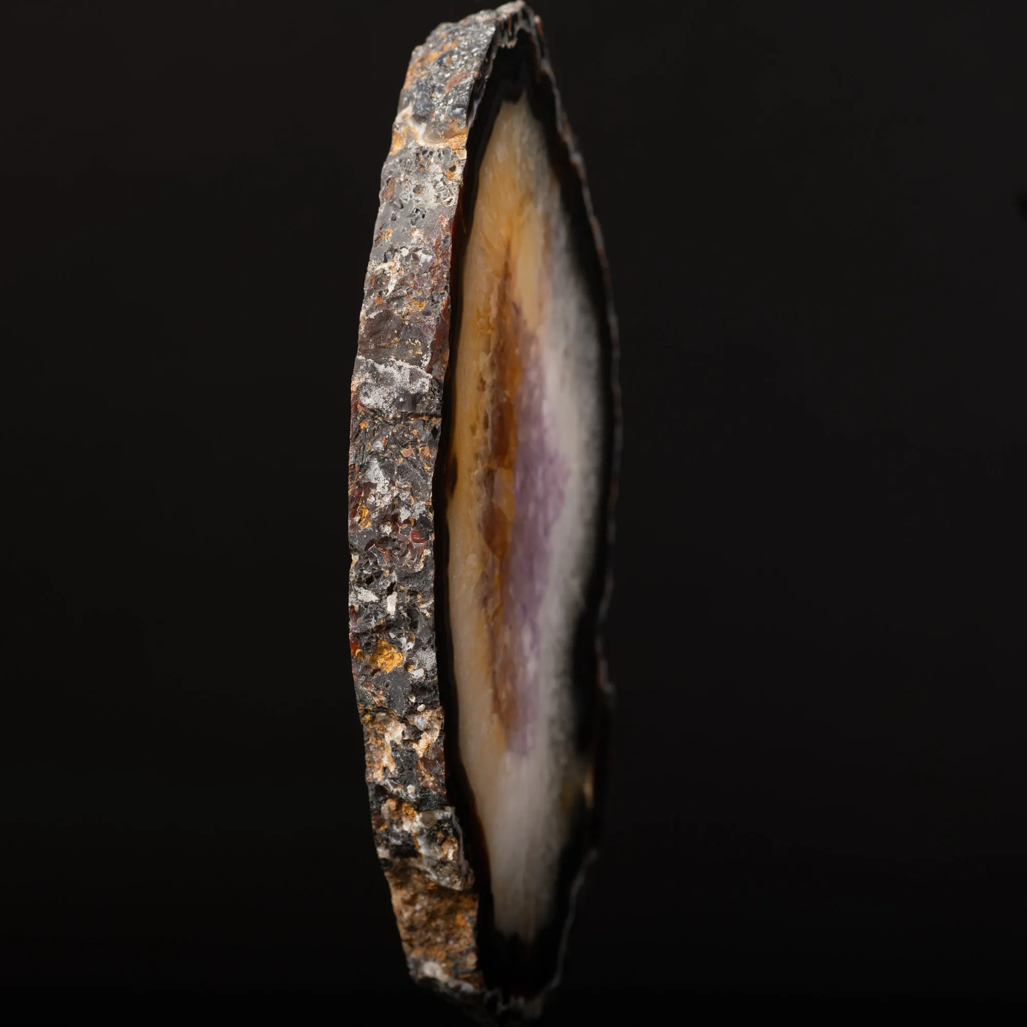 Agate Slice on Stand