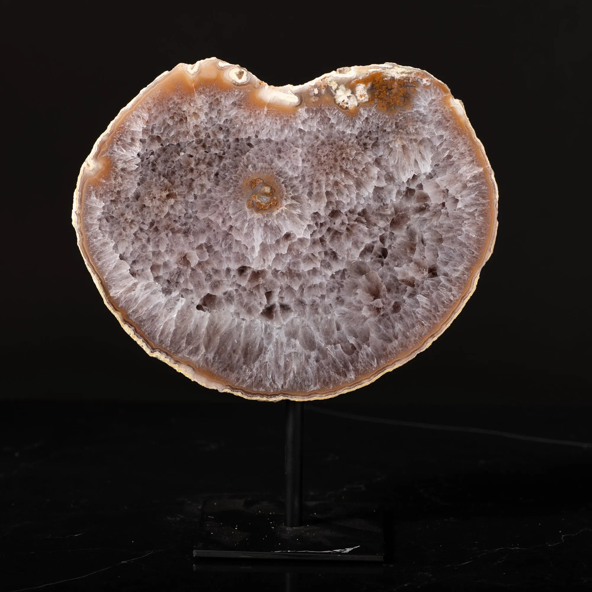 Agate Slice on Stand