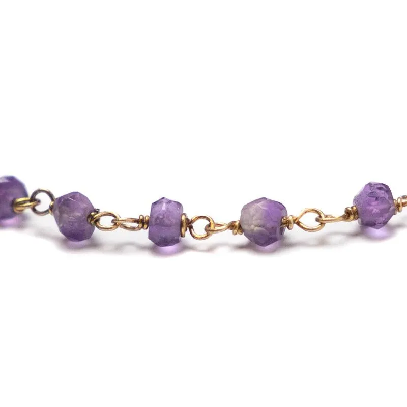 Amethyst Gemstone Bracelet