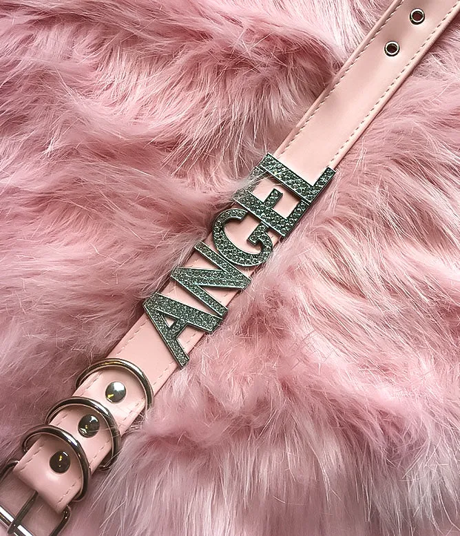 ANGEL DIAMONTE CHOKER - PINK