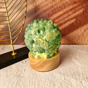 Aventurine Gemstone Lamp