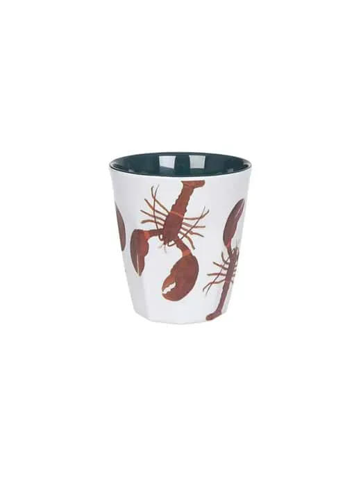 *AW21 RRP req. 09/12 EG* Sophie Allport Lobster Melamine Beaker