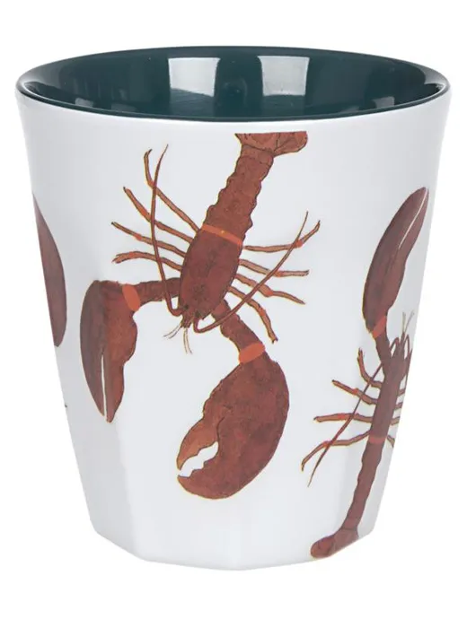 *AW21 RRP req. 09/12 EG* Sophie Allport Lobster Melamine Beaker