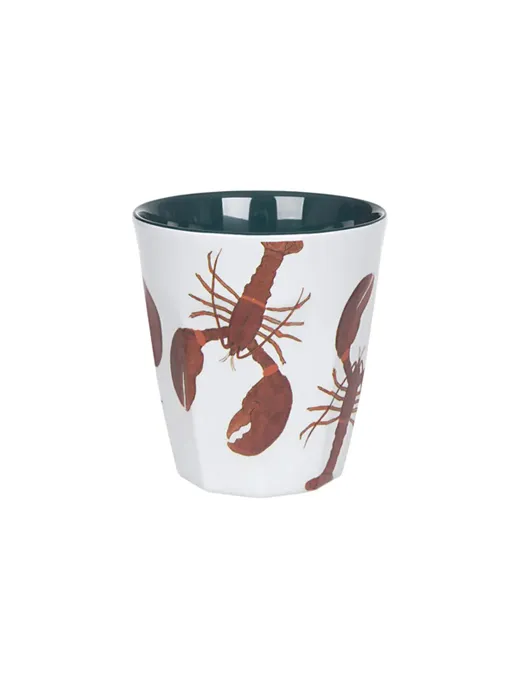 *AW21 RRP req. 09/12 EG* Sophie Allport Lobster Melamine Beaker