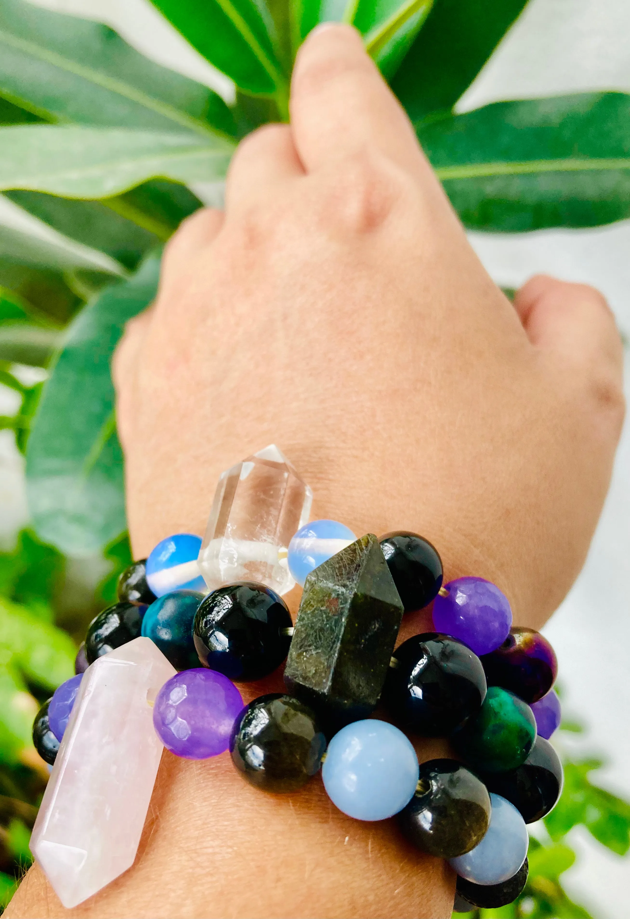 Beaded Gemstone Bracelets