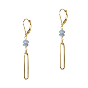 Blue Topaz Riviera Earrings