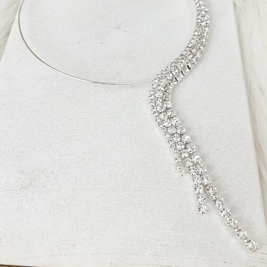 Boa Rhinestone Necklace