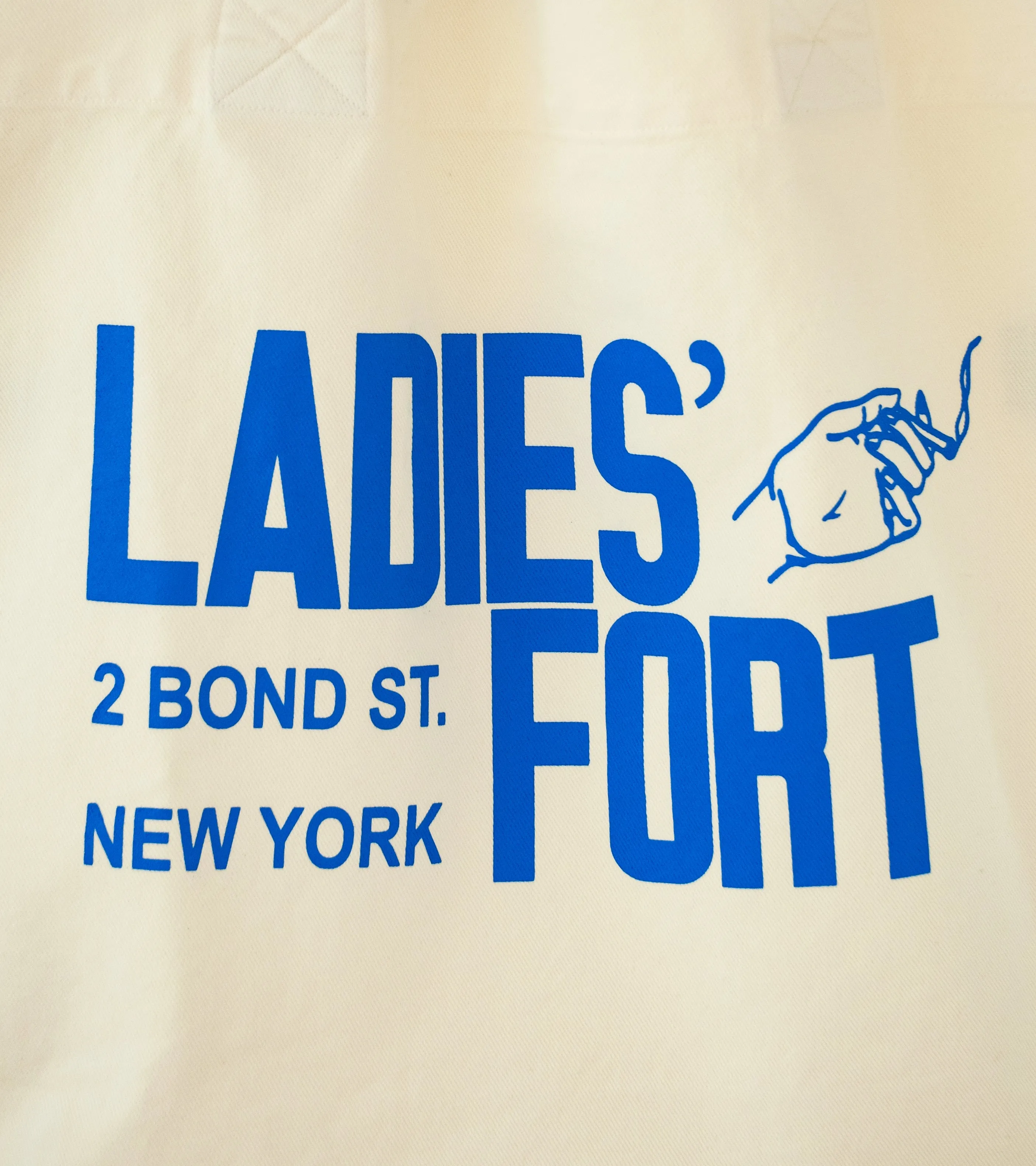 Book Works 'Ladies Fort Tote Bag' (Off White)