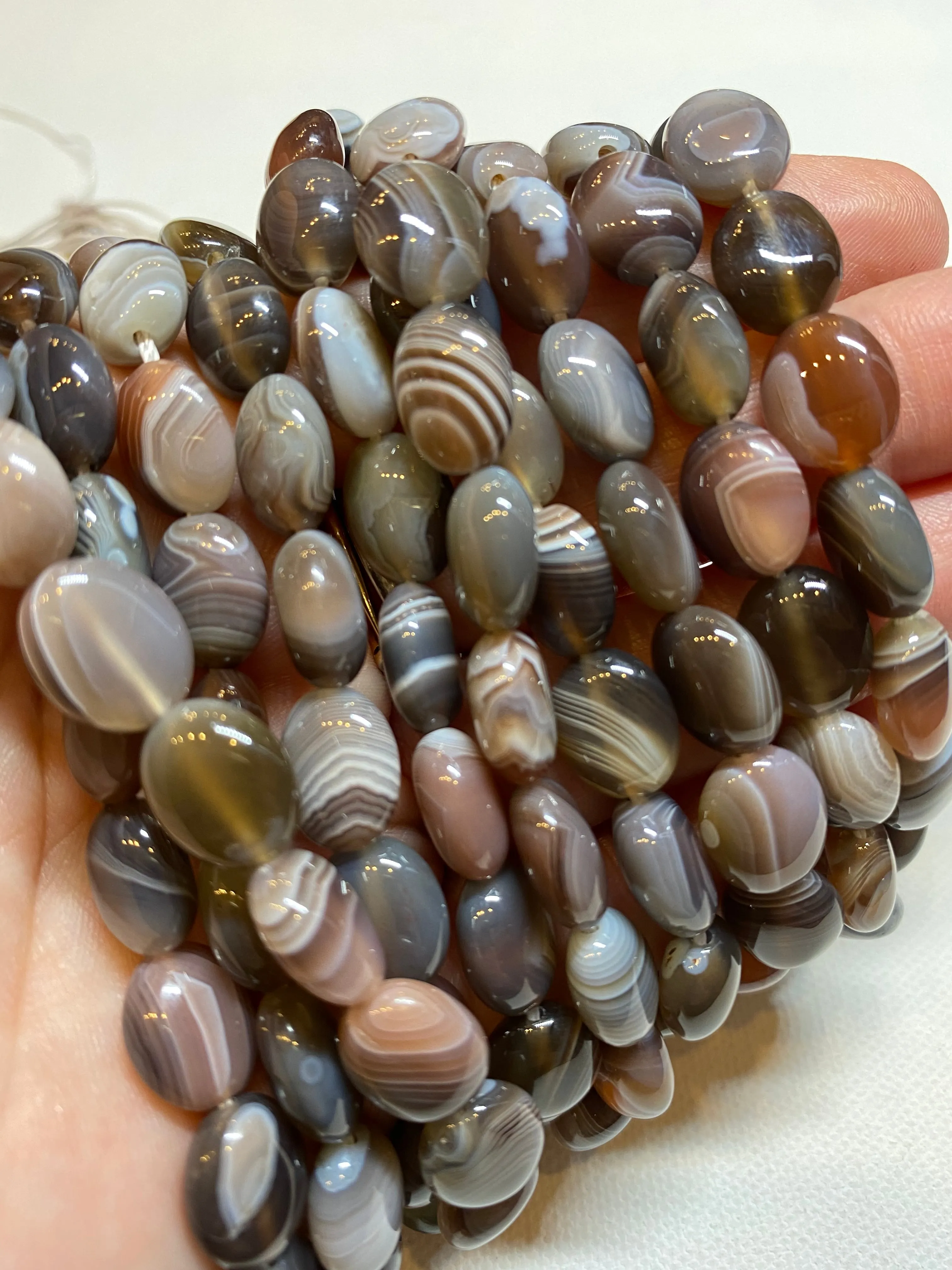 Botswana Agate 12x10mm Ovals