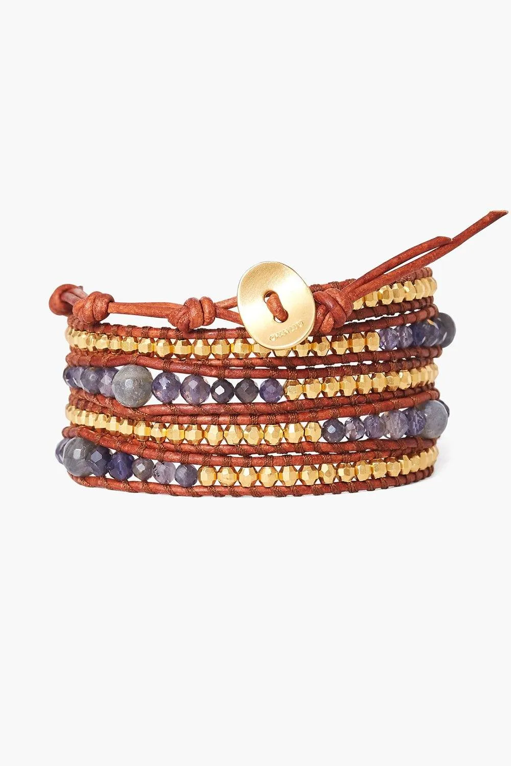 CHAN LUU IOLITE WRAP BRACELET