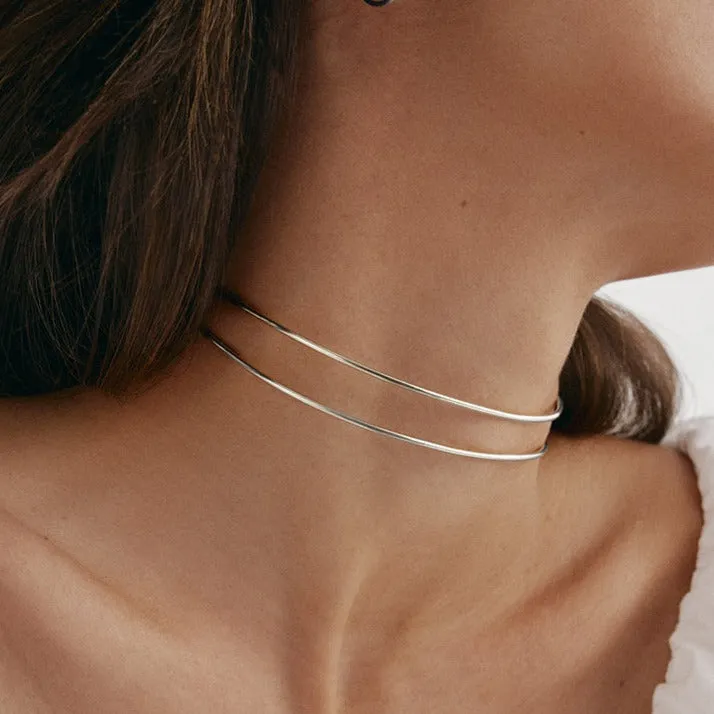 Choker IRIA Plata