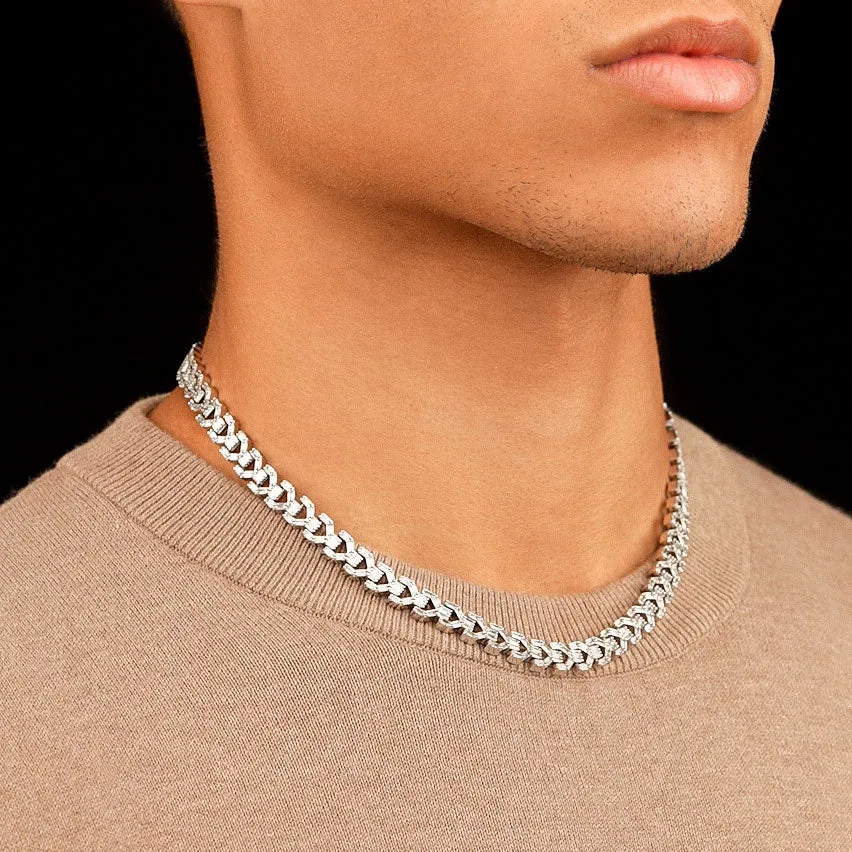 Diamond Y Link Choker 8mm