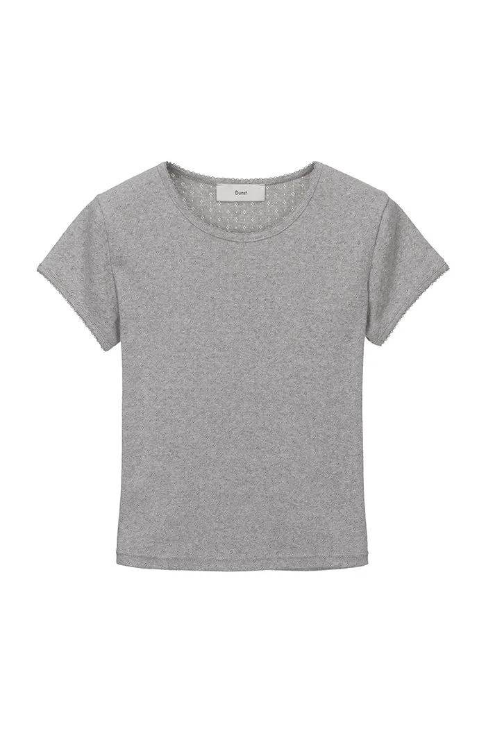 ESSENTIAL POINTELLE TEE