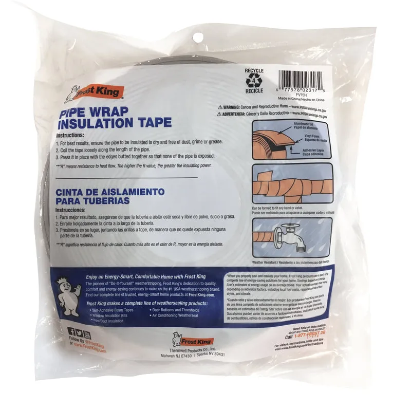 Frost King 2 in. X 15 ft. L Foam Tape Insulation