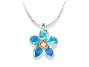 Galatea Plumeria Pendant