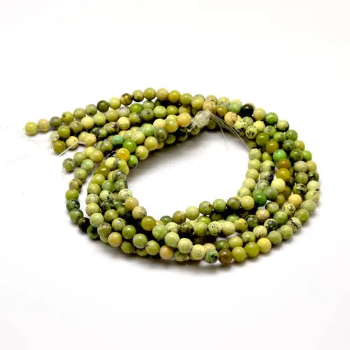 Gemstone Beads, Serpentine, Natural, Round, 8mm