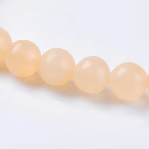 Gemstone Beads, Topaz Jade, (Dyed), Natural, Round, 8mm