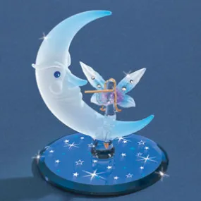 Glass Moon Fairy Figurine