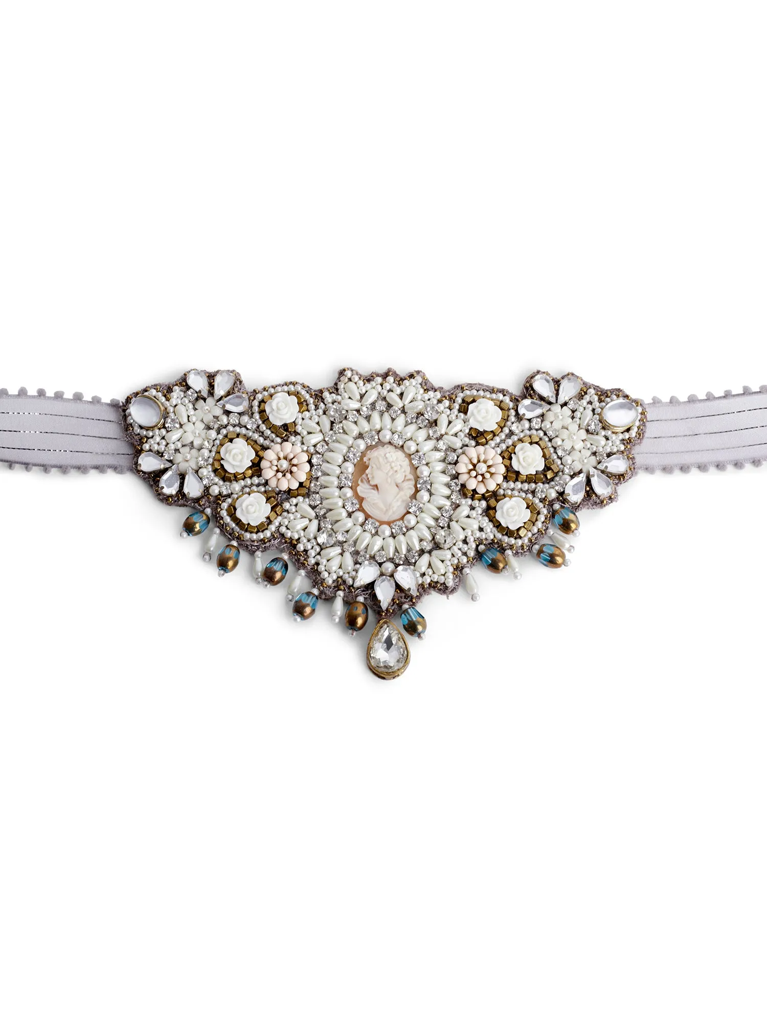 Handcrafted Jeweled Choker