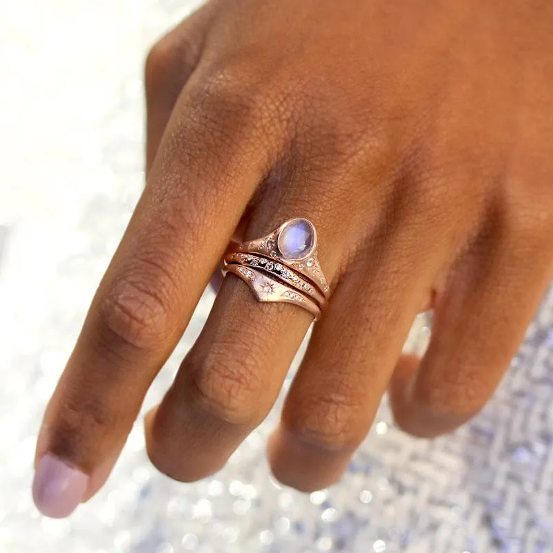 Illuminating Moonstone Ring