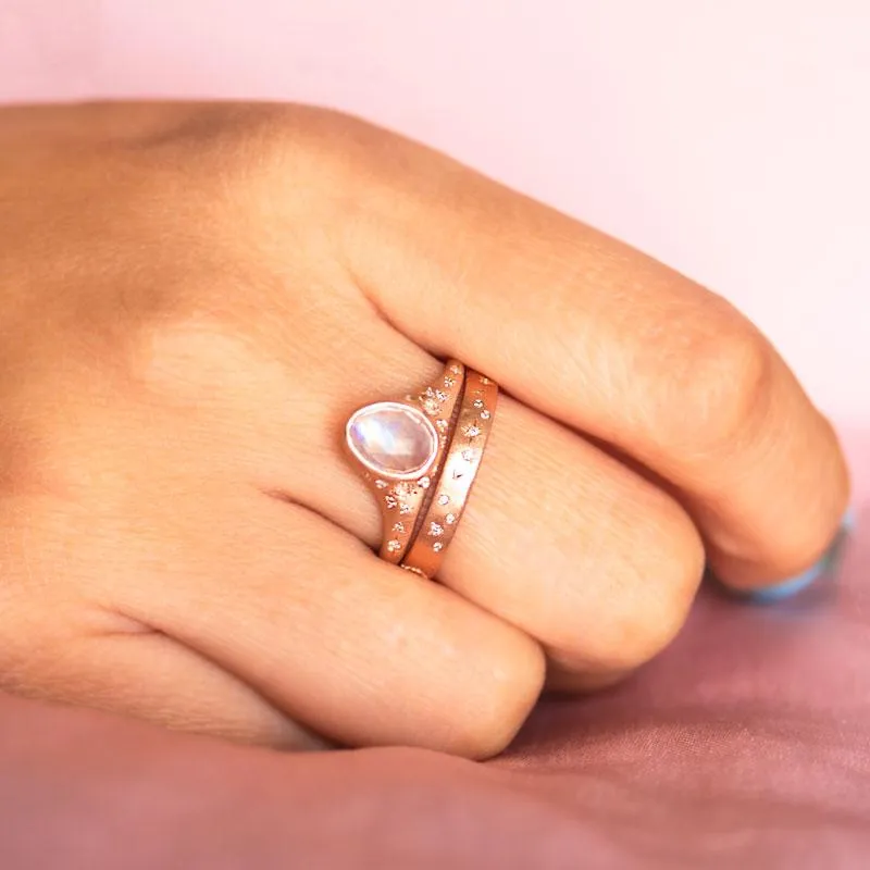 Illuminating Moonstone Ring