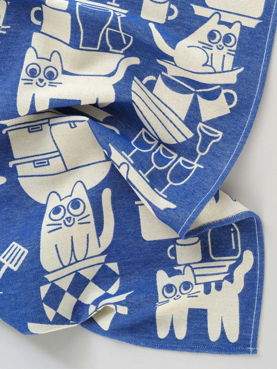 Kitchen Cats Tea Towel