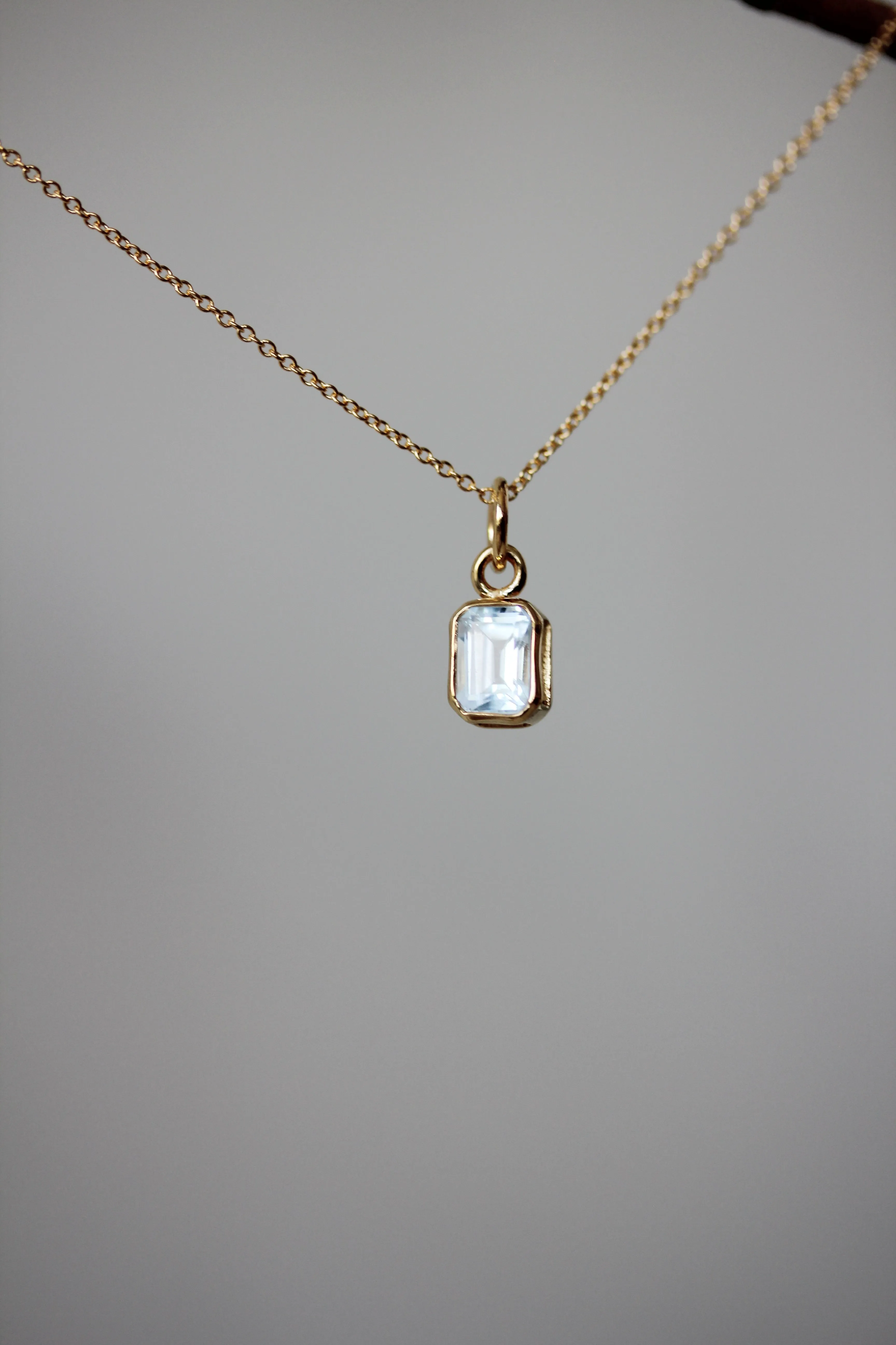 Light Blue Topaz Necklace