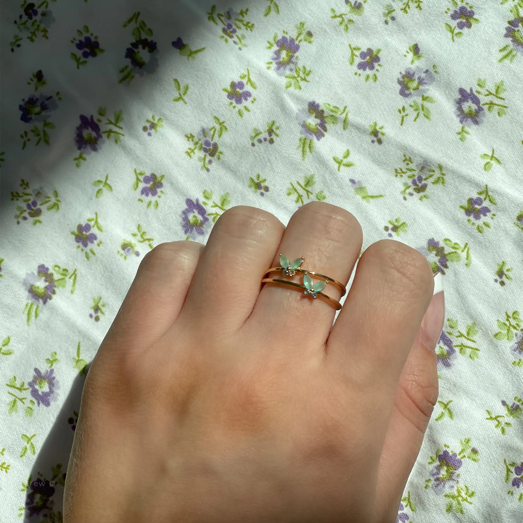 Mint Mari Ring