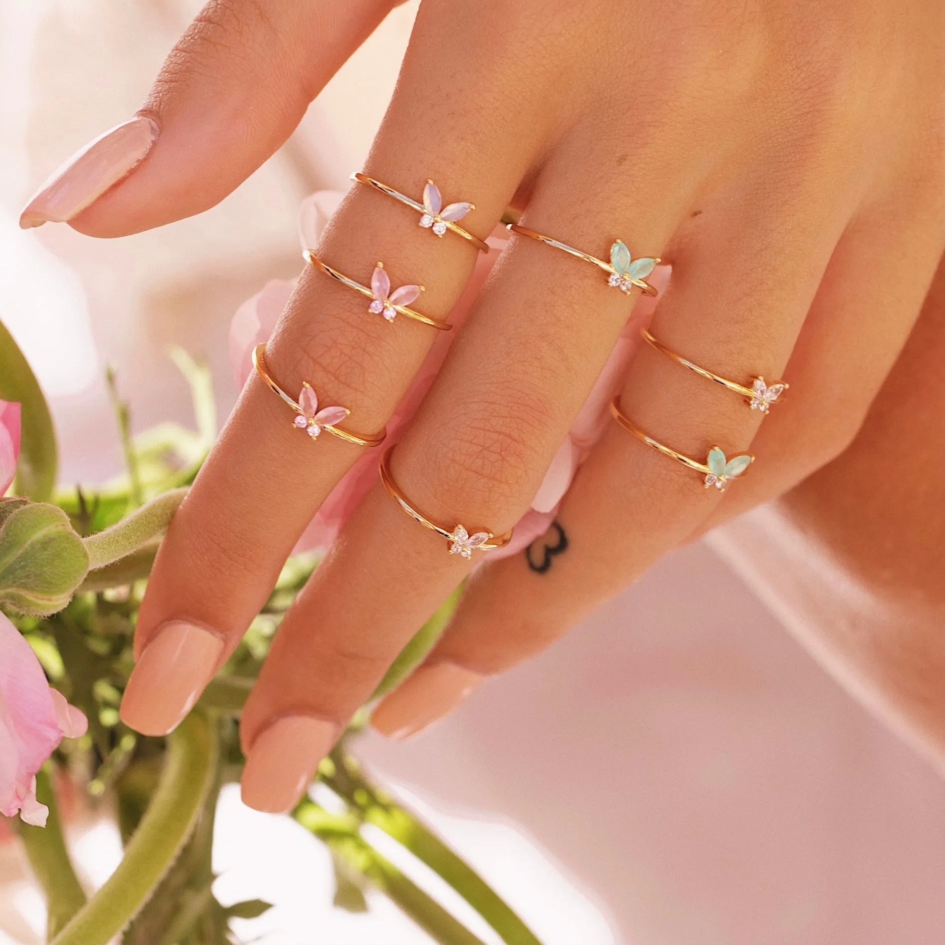 Mint Mari Ring