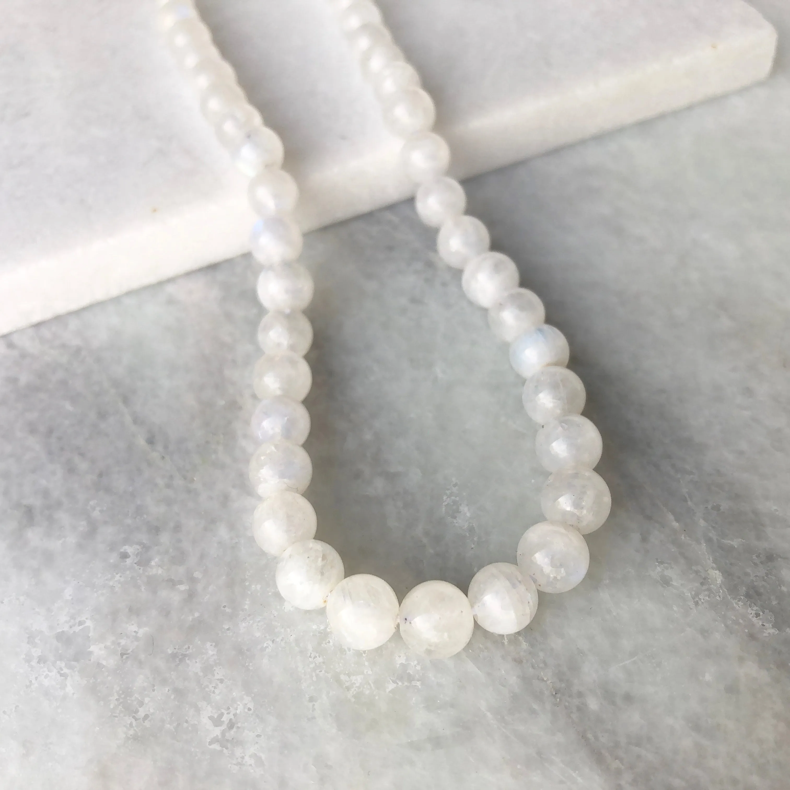 Moonstone Bead Strand