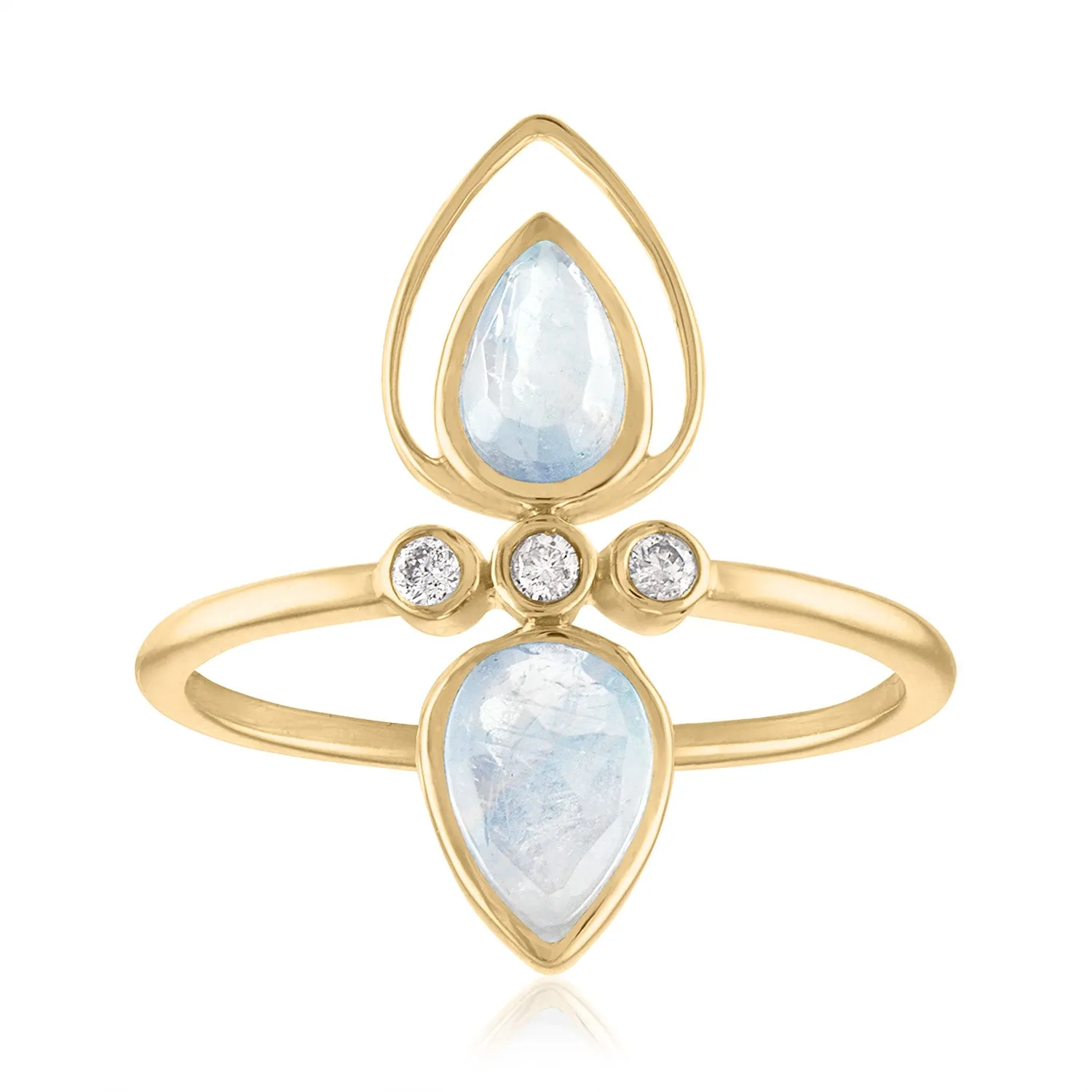 MOONSTONE LINEAR RING