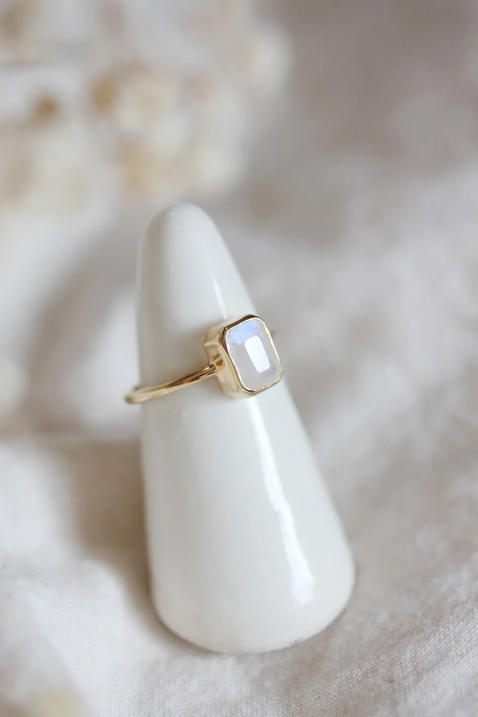 Moonstone Olivier Ring