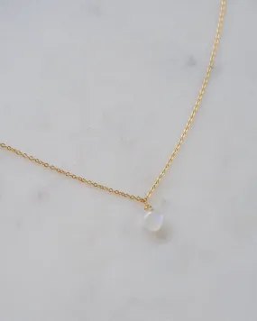 Moonstone Square necklace