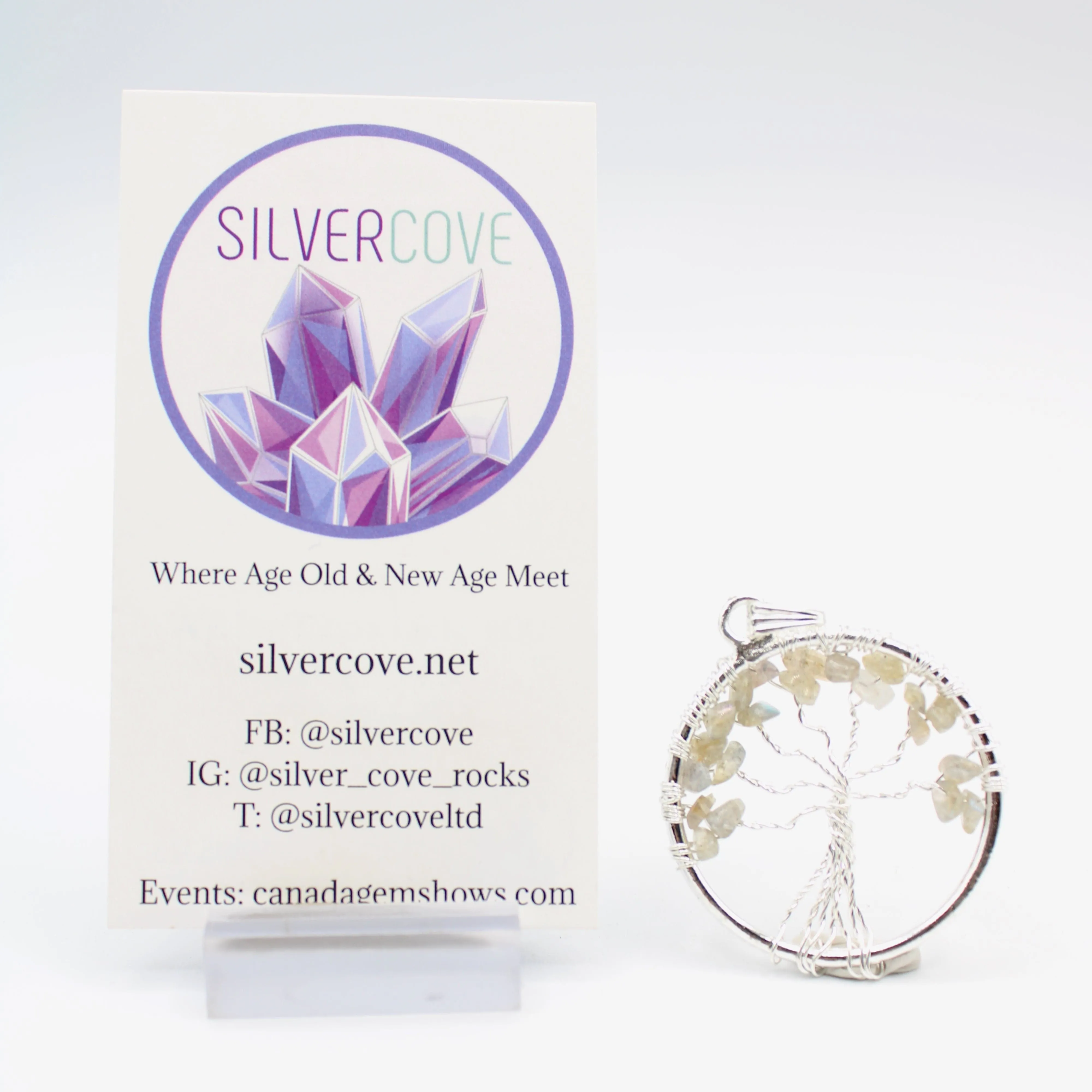 Moonstone Tree of Life Pendant