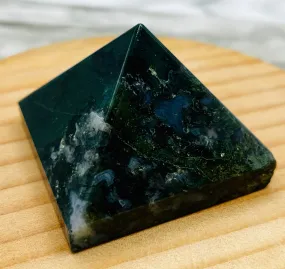 Moss Agate Pyramid