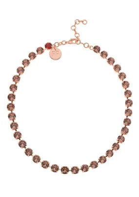 Natalie Blush Rose Necklace