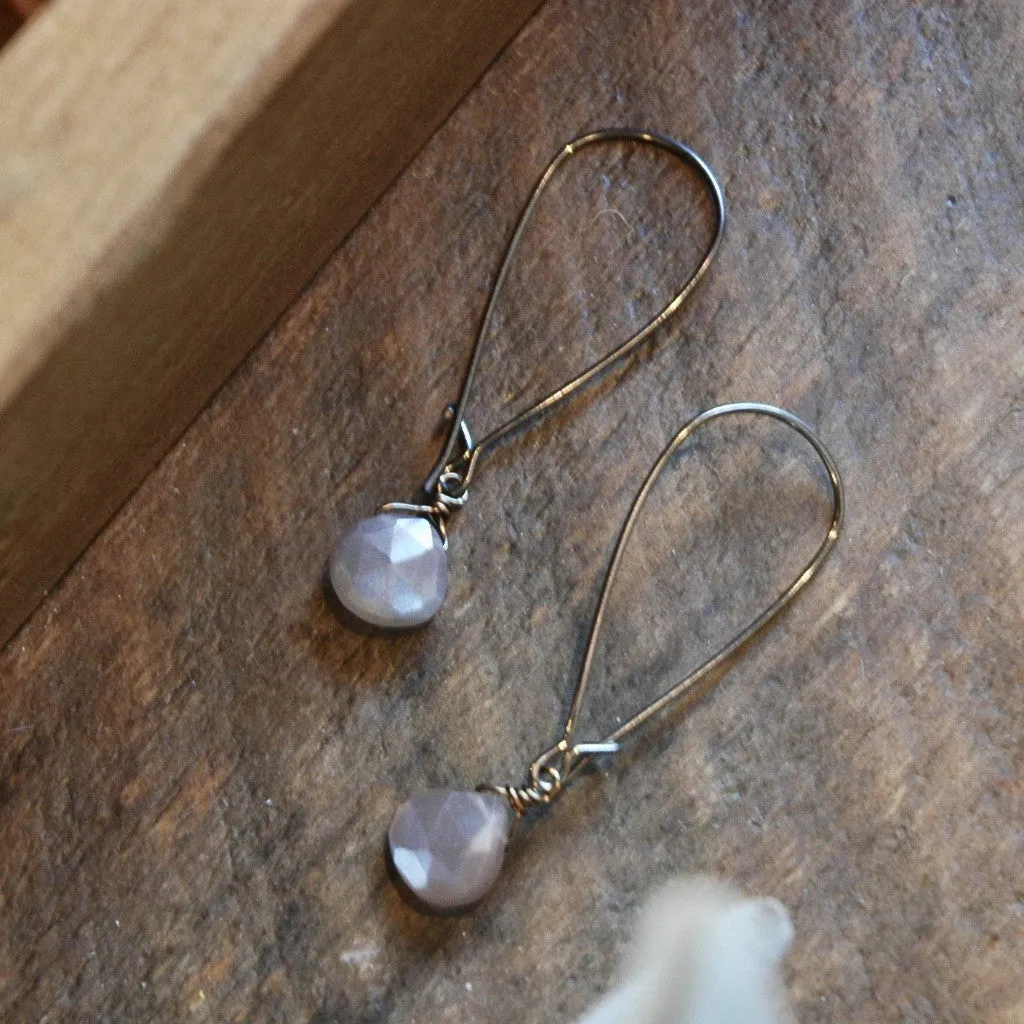 Nina Earrings - Moonstone