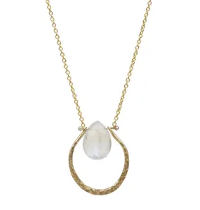 Ophelia Rainbow Moonstone Necklace