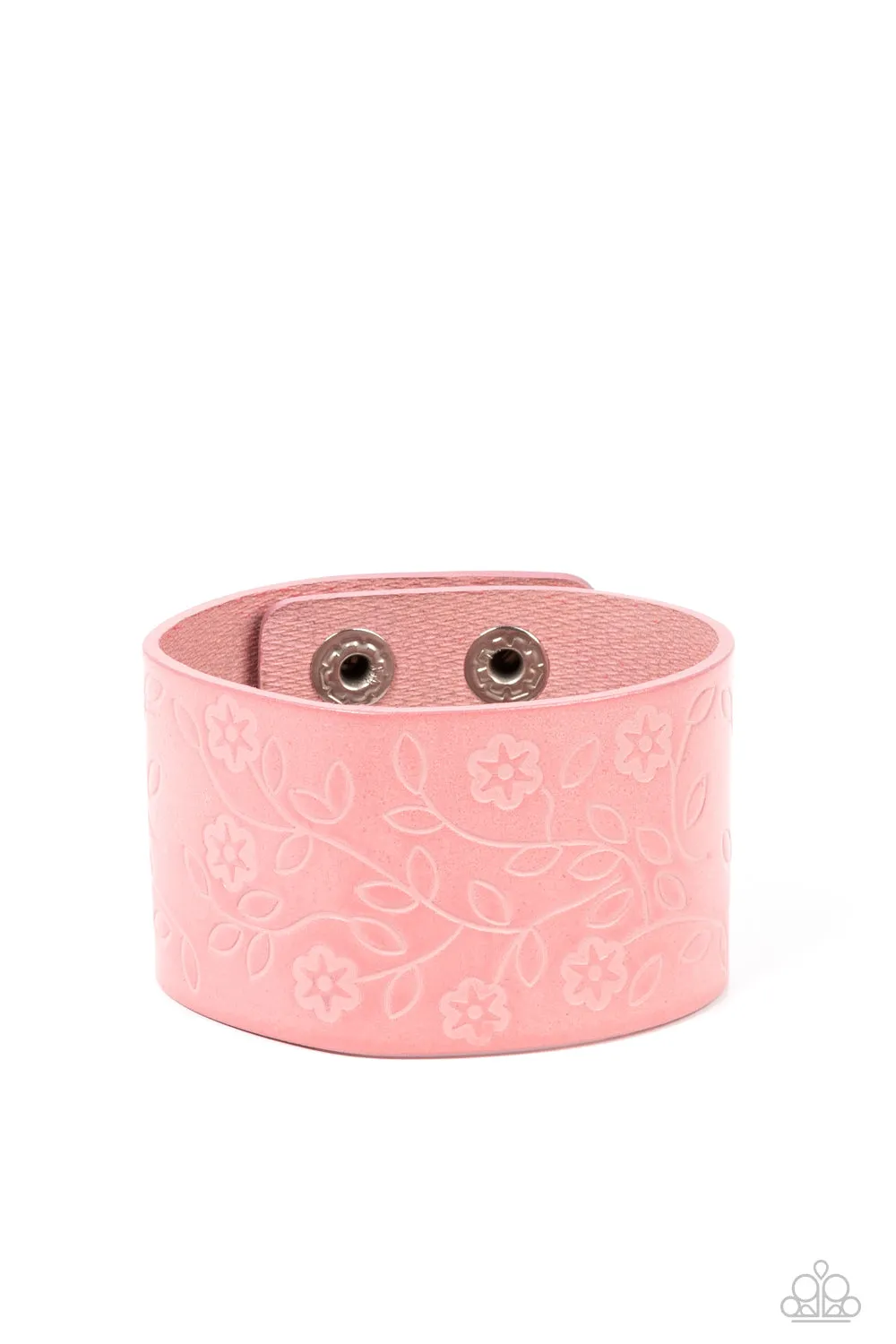 Paparazzi Bracelet ~ Rosy Wrap Up - Pink