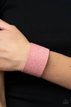 Paparazzi Bracelet ~ Rosy Wrap Up - Pink