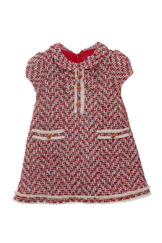 Patachou Girls Royal Dress - Red