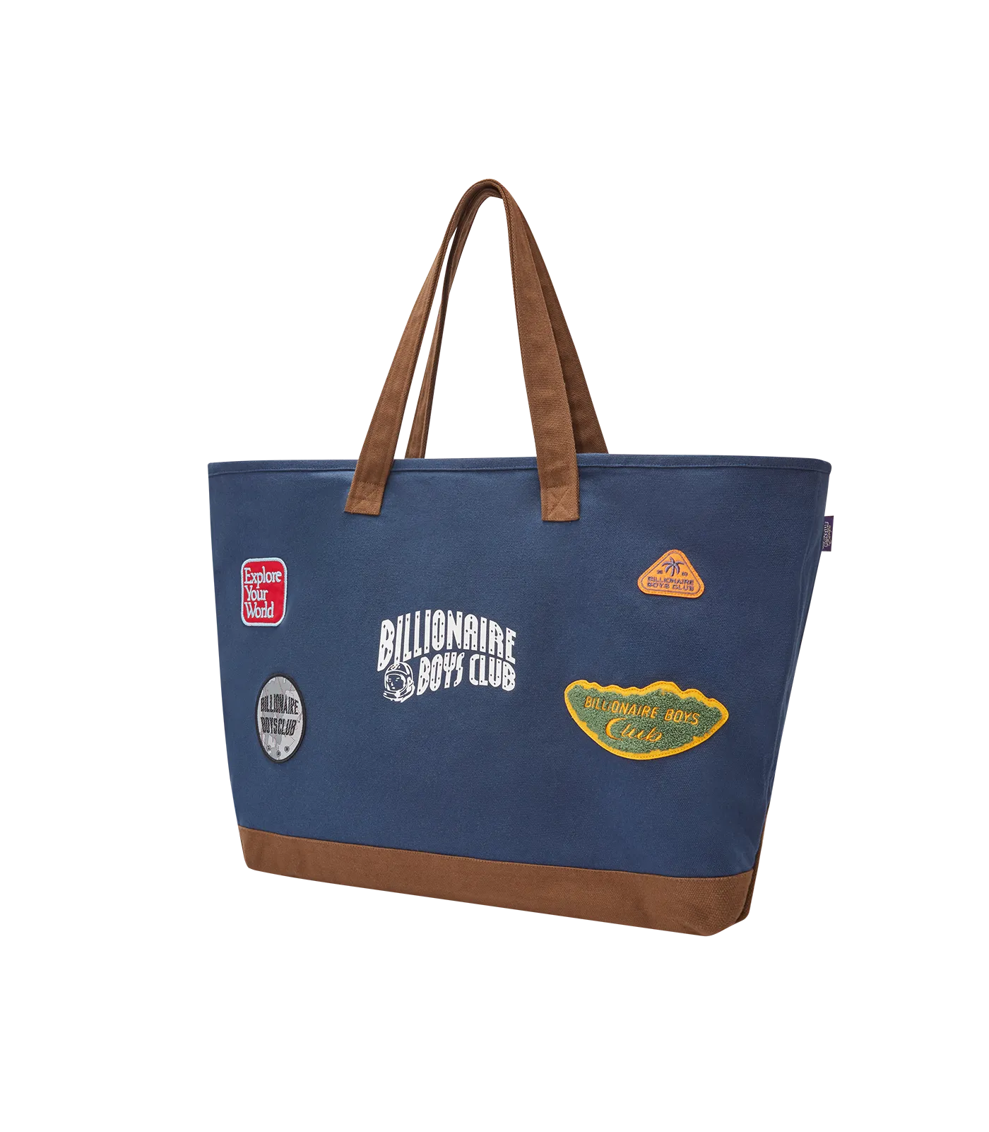 PATCHES TOTE BAG - NAVY