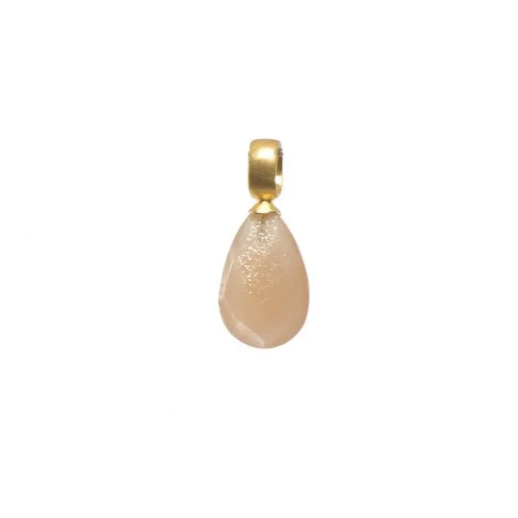 Peach Moonstone Pendant