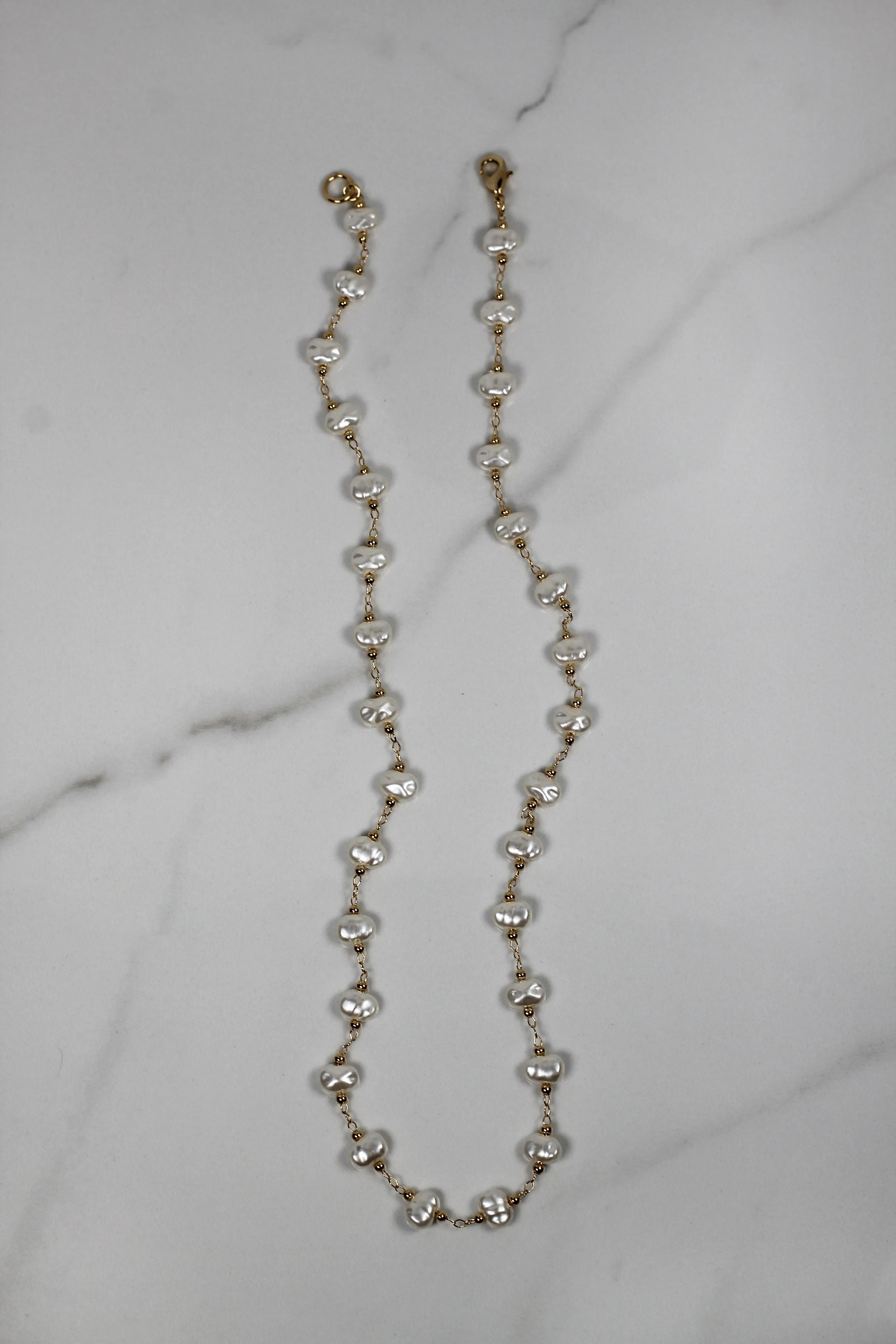 Pearl Beaded Jessica choker chain