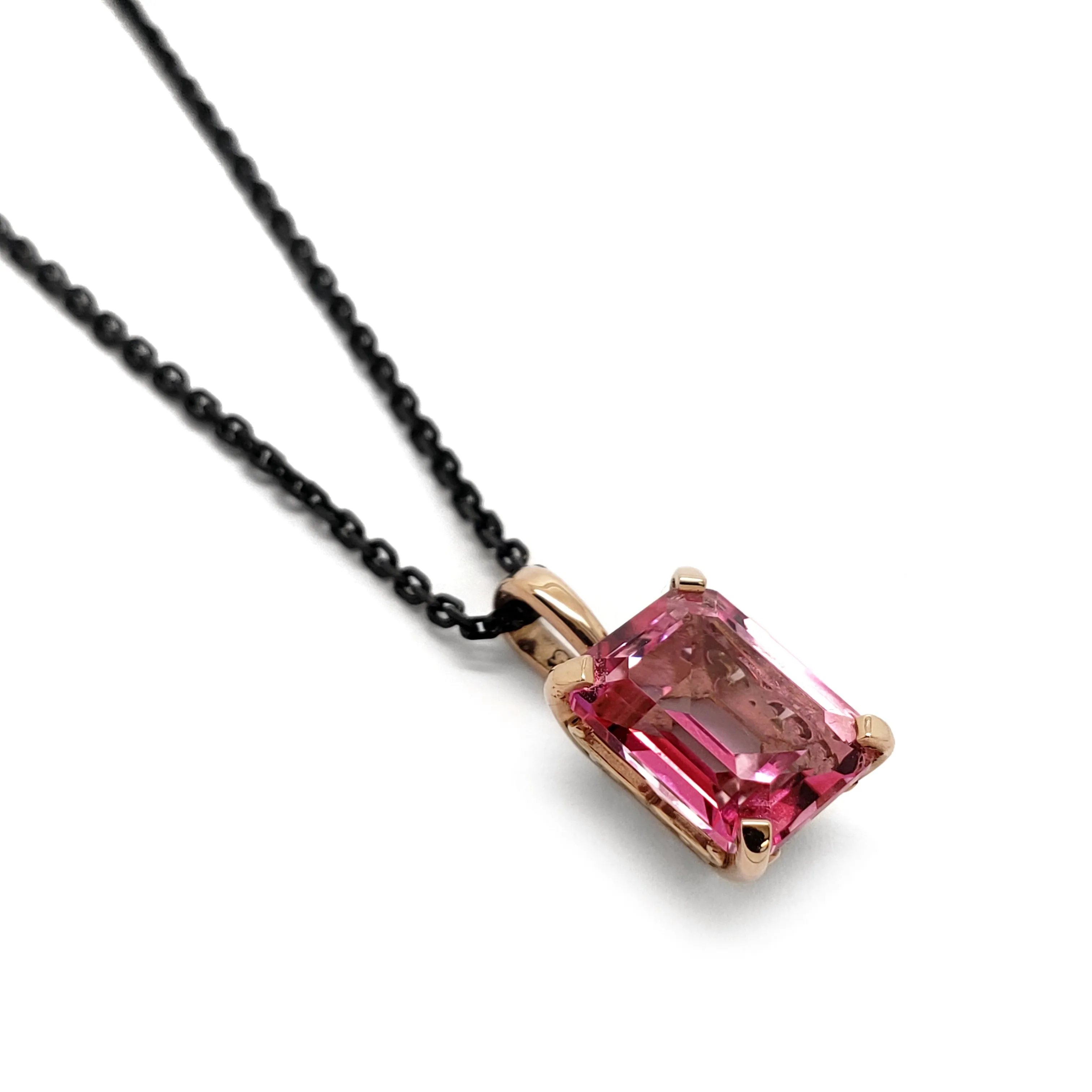 Pink Topaz Pendant