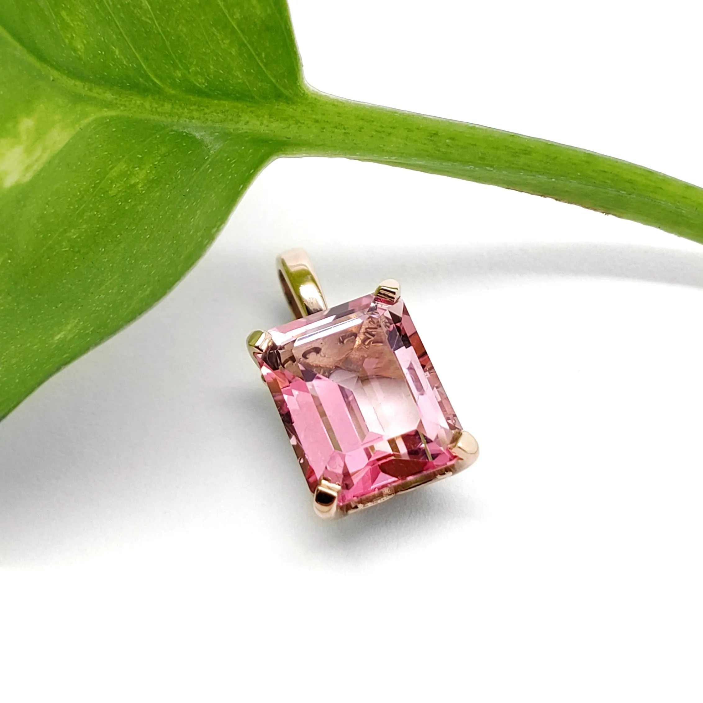 Pink Topaz Pendant